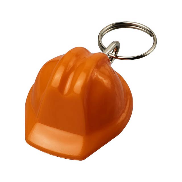 Kolt hard-hat-shaped keychain - orange