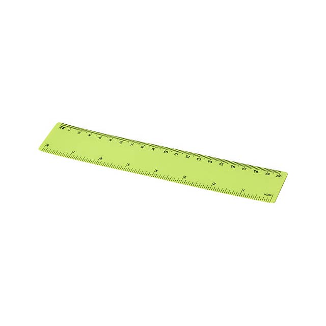 Rothko 20 cm plastic ruler - lime