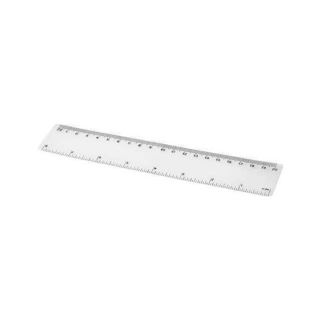 Rothko 20 cm plastic ruler - transparent