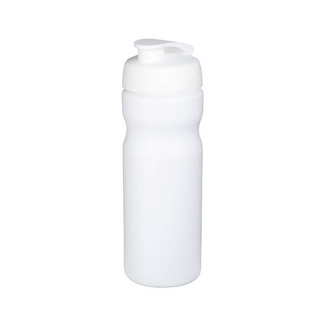 Baseline® Plus 650 ml Sportflasche mit Klappdeckel - Weiß 