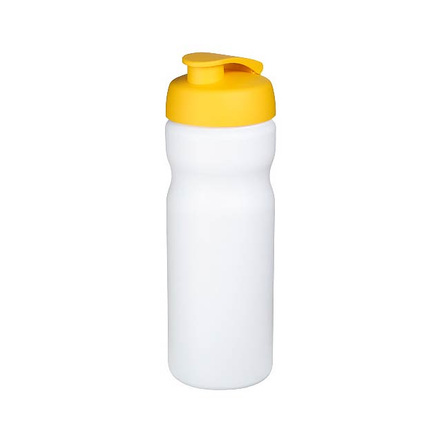 Baseline® Plus 650 ml flip lid sport bottle - white
