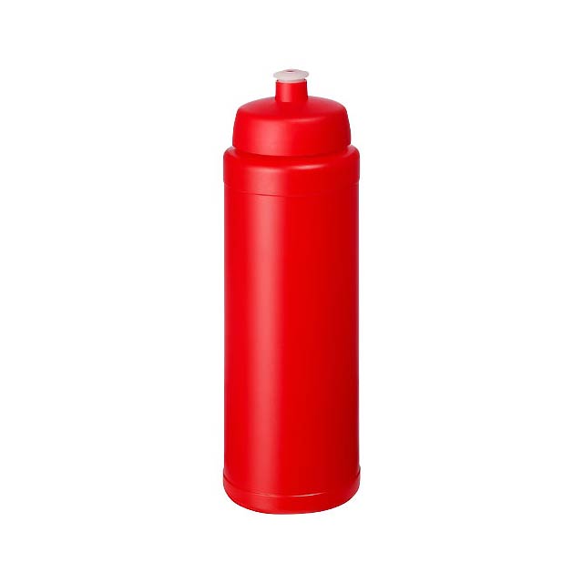 Baseline® Plus grip 750 ml sports lid sport bottle - transparent red
