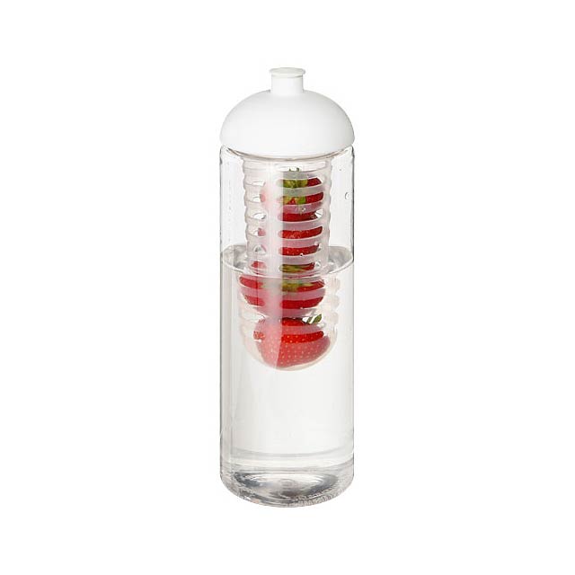H2O Active® Vibe 850 ml Flasche mit Kuppeldeckel und Infusor - Transparente