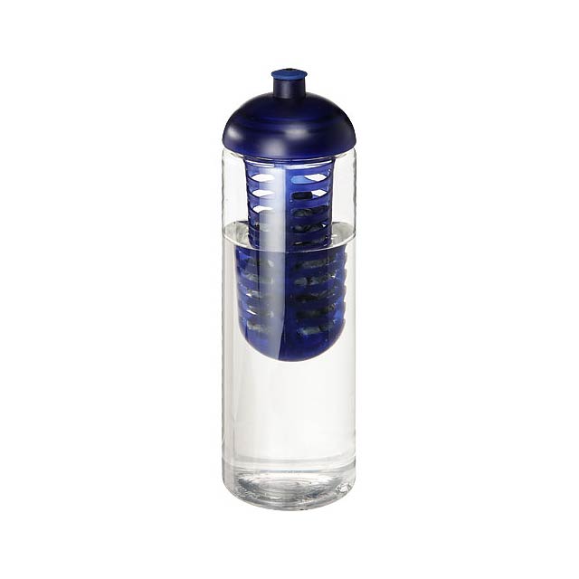 H2O Vibe 850 ml lahev s infuzérem a kupolovitým víčkem - transparentní