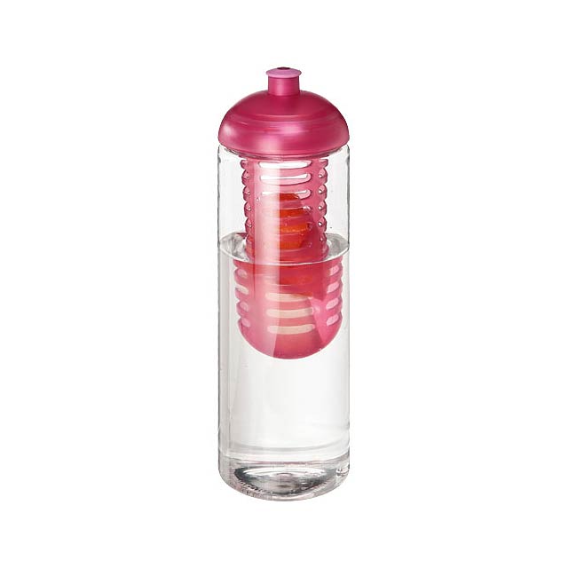 H2O Active® Vibe 850 ml dome lid bottle & infuser - transparent