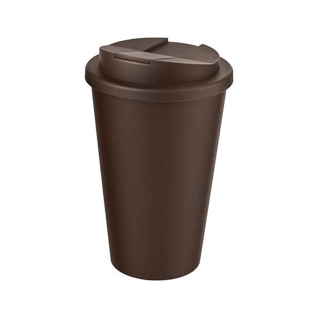 Americano® 350 ml tumbler with spill-proof lid - brown
