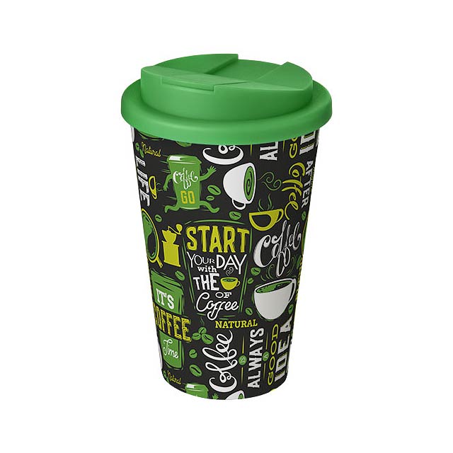 Brite-Americano® 350 ml tumbler with spill-proof lid - green