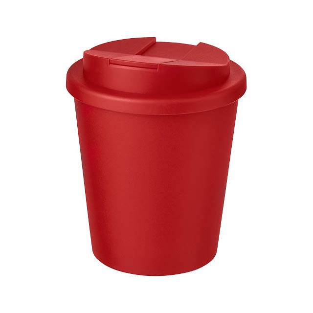 Americano® Espresso 250 ml tumbler with spill-proof lid - transparent red