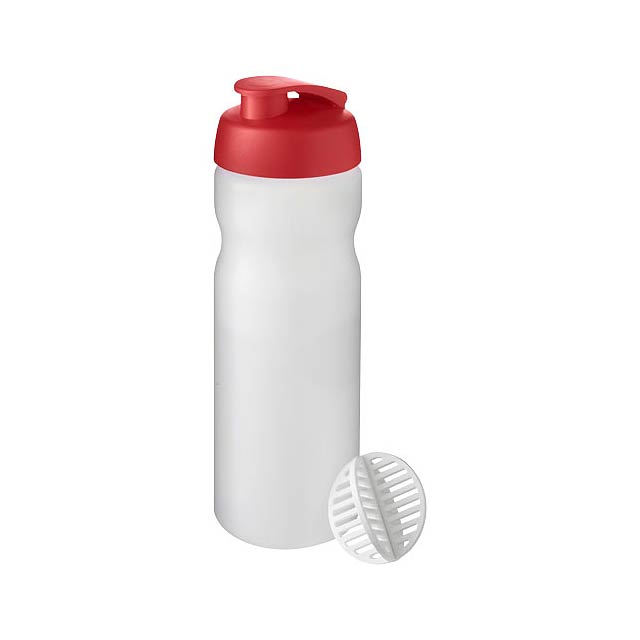 Baseline Plus 650 ml shaker bottle - transparent red