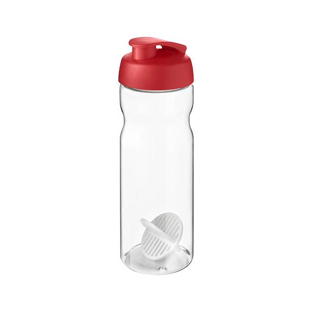 H2O Active® Base 650 ml shaker bottle - transparent red