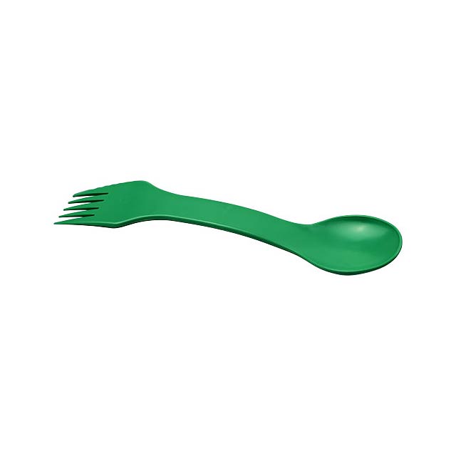 Epsy 3-in-1 spoon, fork, and knife - green