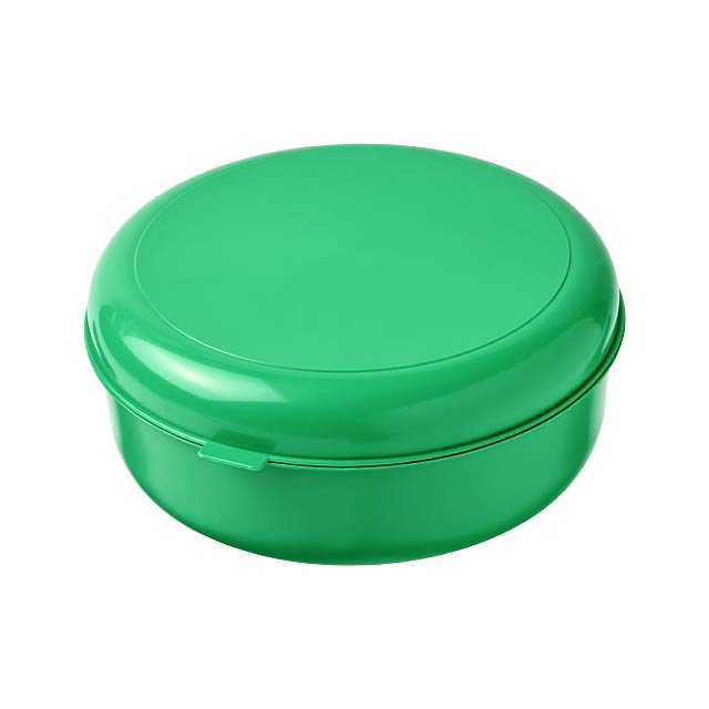 Miku round plastic pasta box - green