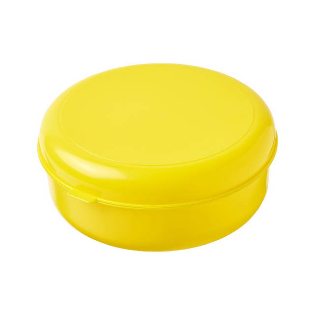 Miku runde Pastabox aus Kunststoff - Gelb
