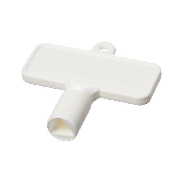 Maximilian rectangular utility key - white