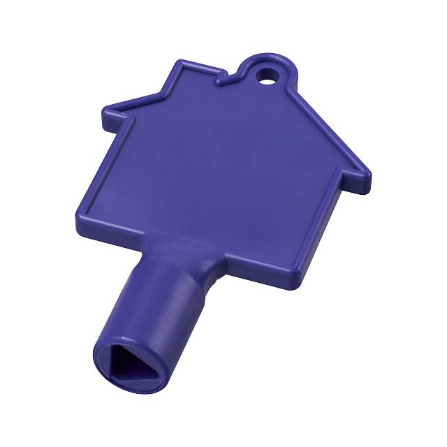 Maximilian house-shaped utility key - violet