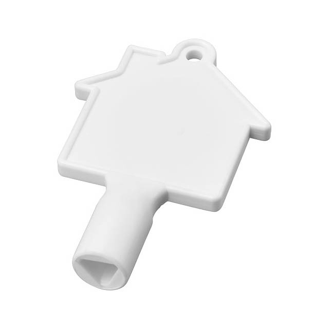 Maximilian Universalschlüssel in Hausform - Weiß 