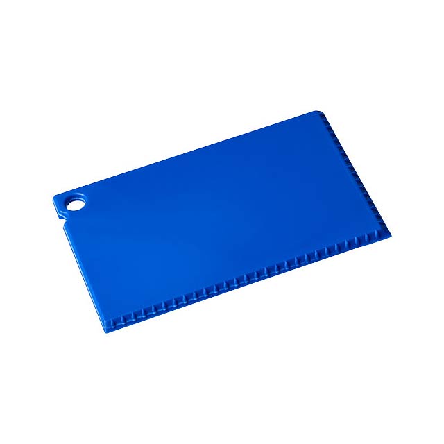 Škrabka na led Coro o velikosti platební karty - modrá