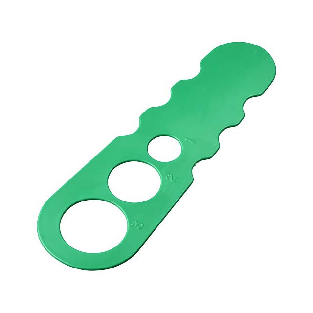 Tasty plastic spaghetti measure - green