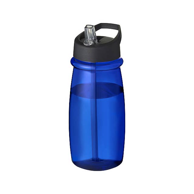 H2O Active® Pulse 600 ml spout lid sport bottle - blue
