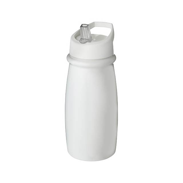 H2O Active® Pulse 600 ml Sportflasche mit Ausgussdeckel - Weiß 