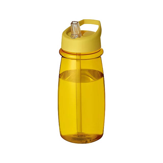 H2O Active® Pulse 600 ml spout lid sport bottle - yellow