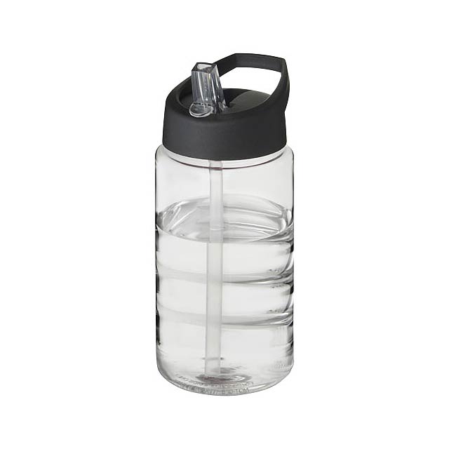 Sportovní láhev s víčkem s hubičkou H2O Bop 500 ml - transparentní