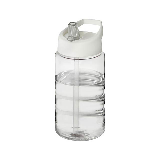 Sportovní láhev s víčkem s hubičkou H2O Bop 500 ml - transparentná