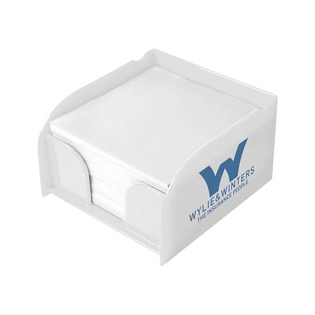 Vessel Zettelbox mit Notizpapier, medium - Weiß 
