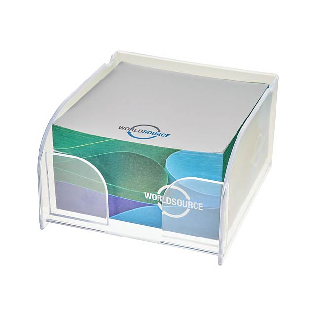 Vessel Zettelbox mit Notizpapier, medium - Transparente