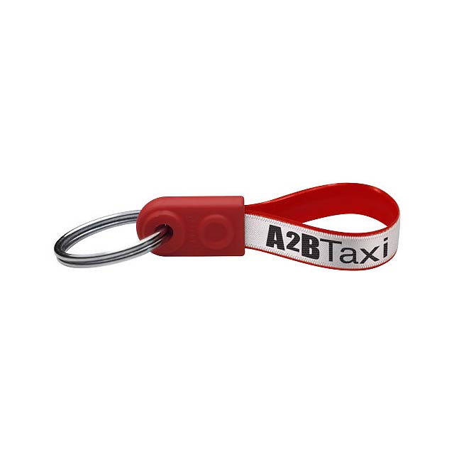 Ad-Loop ® Mini  keychain - transparent red