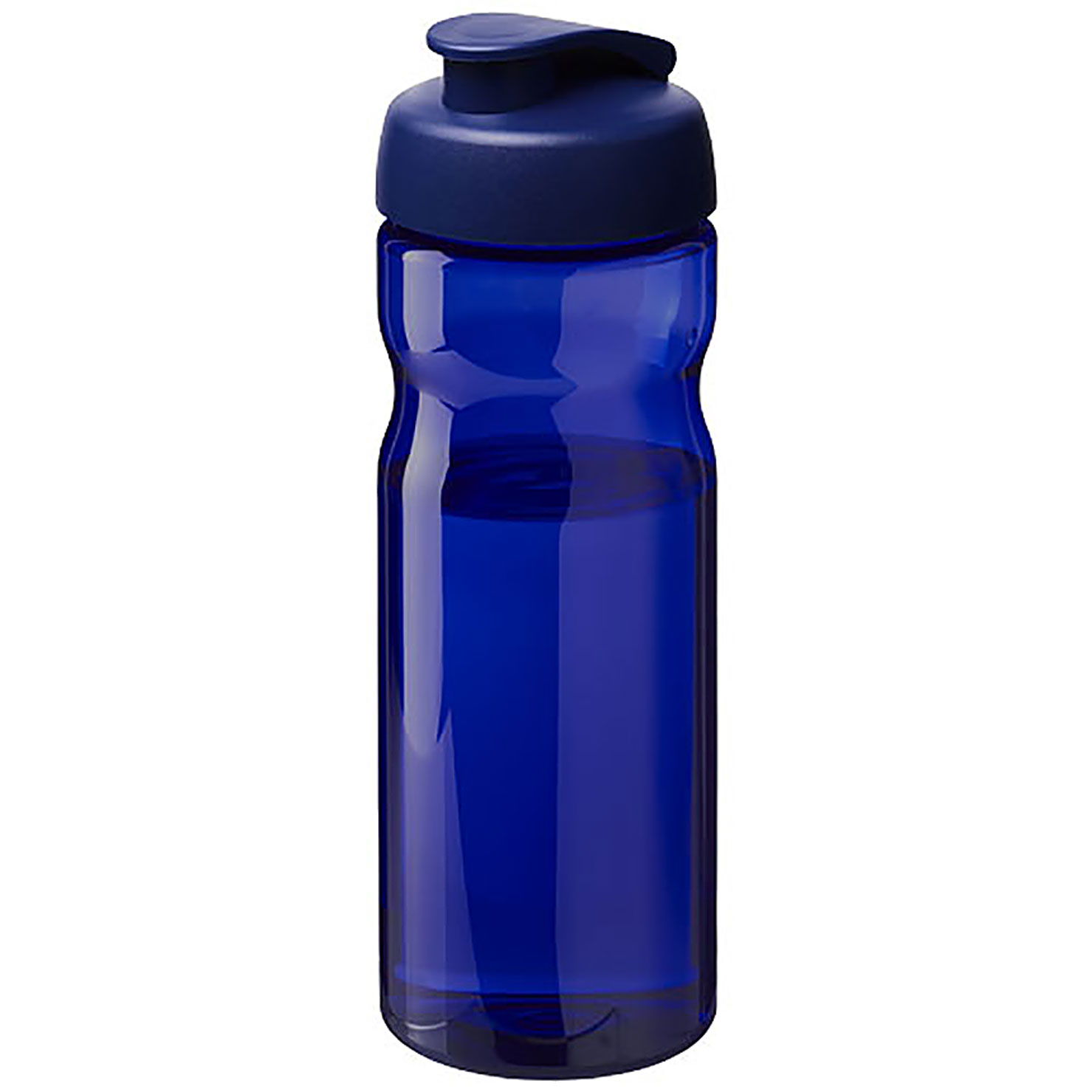 Sportovní lahev H2O Active® Eco Base o objemu 650 ml s odklápěcím víčkem - modrá