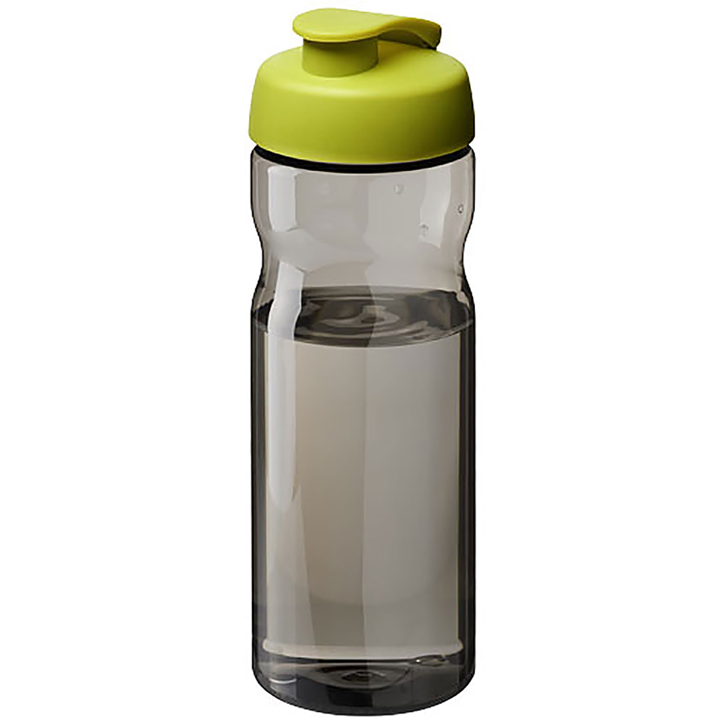 Sportovní lahev H2O Active® Eco Base o objemu 650 ml s odklápěcím víčkem - citrónová - limetková