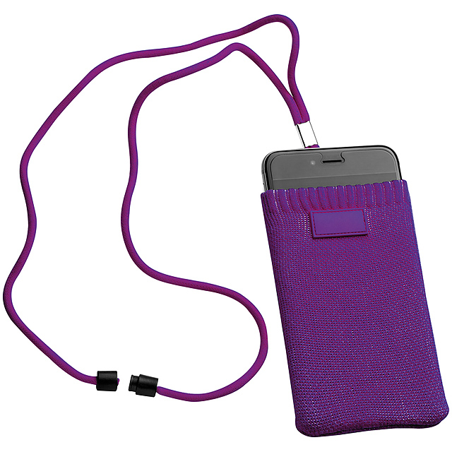 Ponožka pre mobilné telefóny - fialová