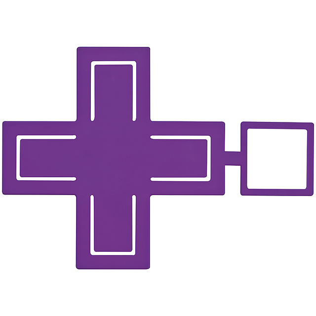 Mobile phone holder Cross - violet