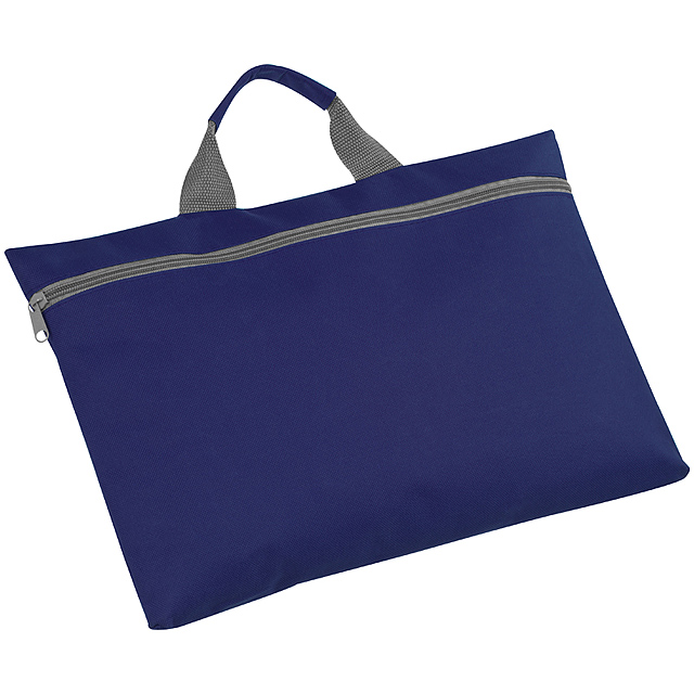 Nylon conference bag - blue
