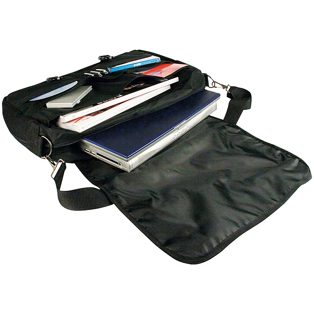 Laptop-Tasche Polyester - schwarz