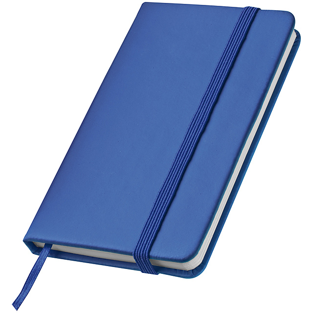 Notizbuch mit Lesebändchen - blau