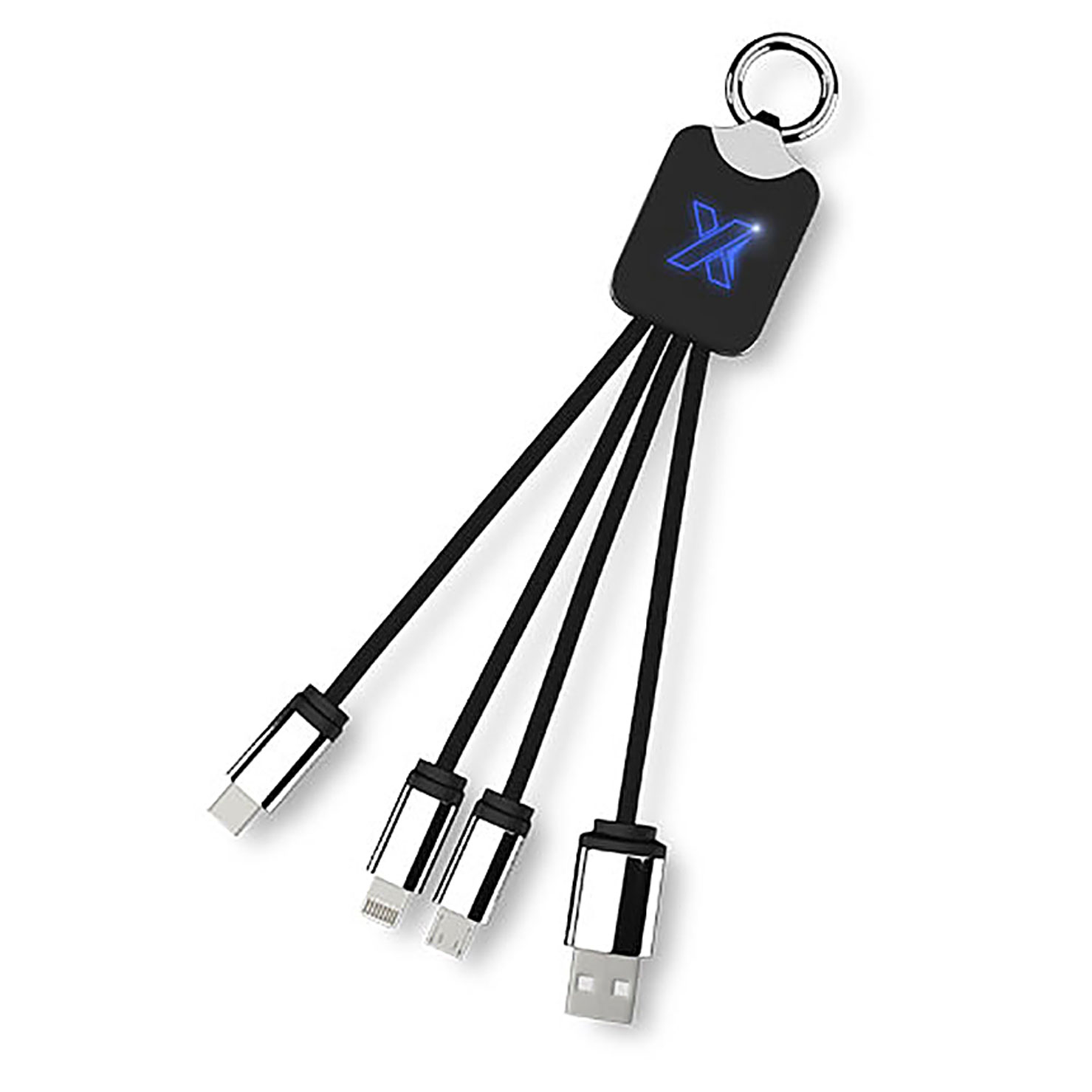 SCX.design C15 quatro light-up cable - black