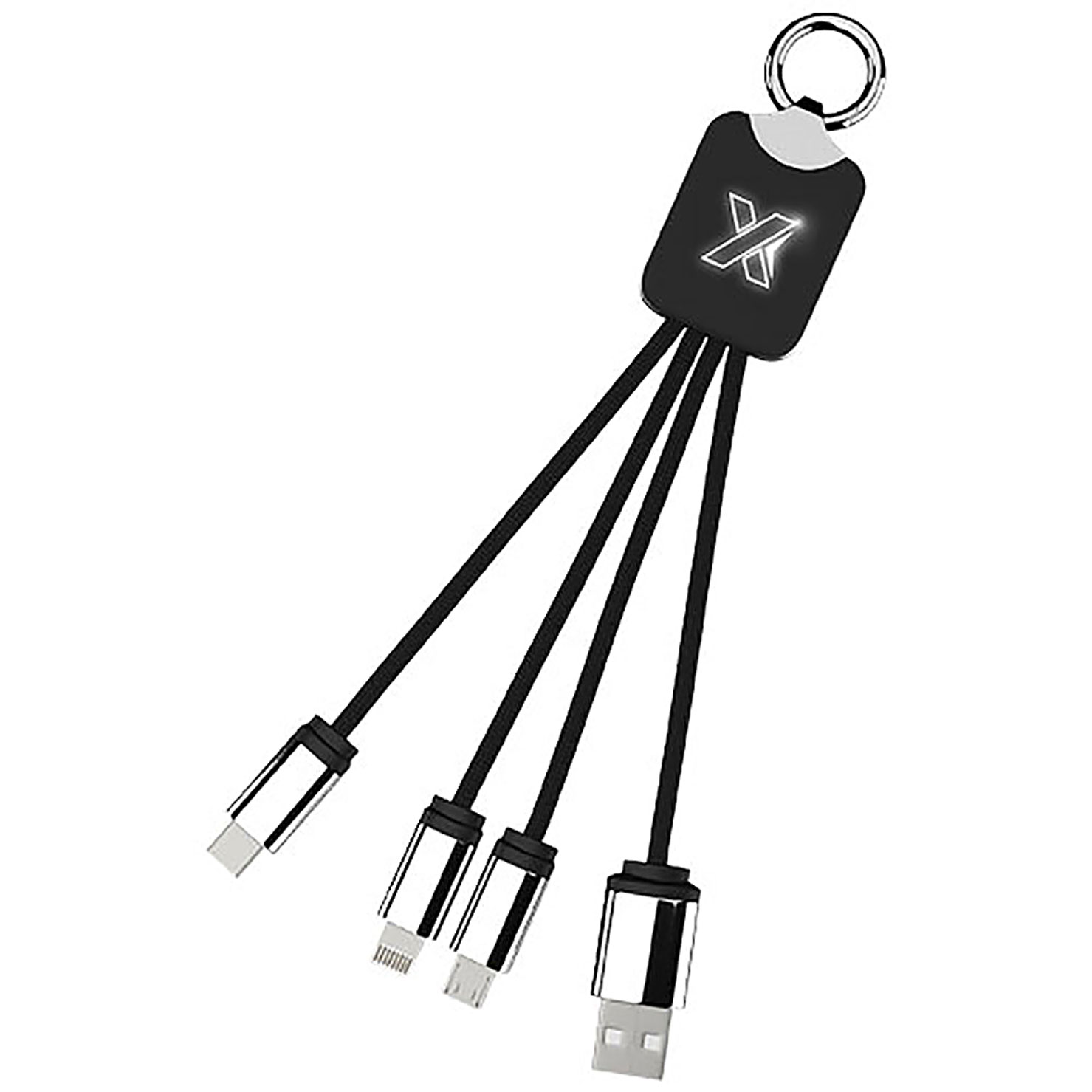 SCX.design C15 quatro light-up cable - black