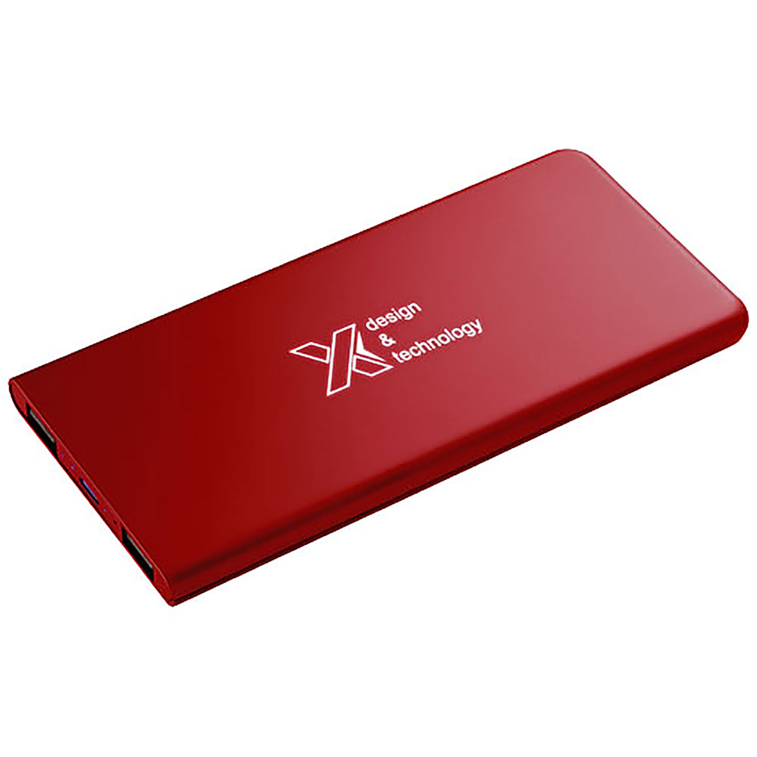 SCX.design P15 light-up 5000 mAh power bank - red