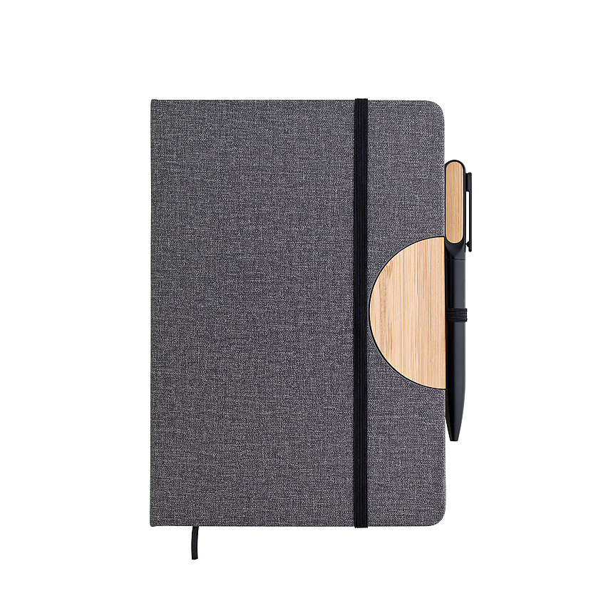 SAMBRO notebook with pen in a box - grey