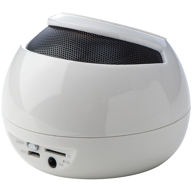 Bluetooth speaker with bracket - white