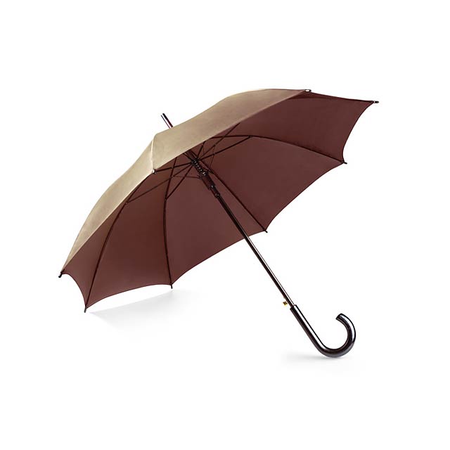 Deštník STICK - hnědá
