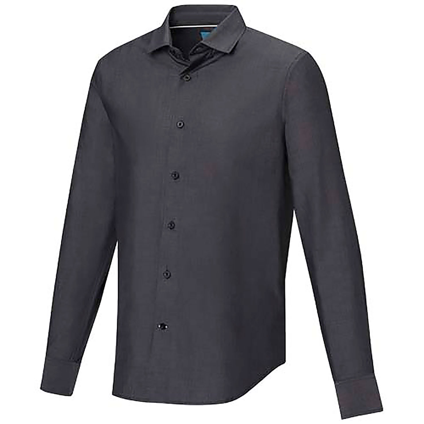 Cuprite long sleeve men's organic shirt - černá