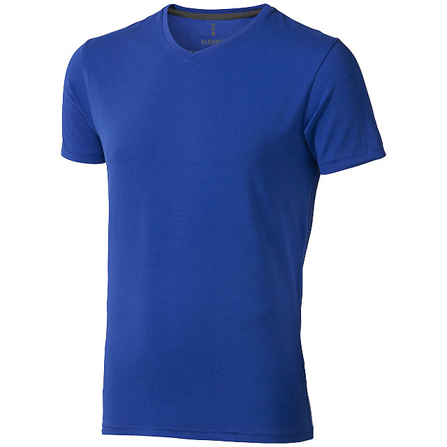 Pánské triko Kawartha s krátkým rukávem, organická bavlna - modrá