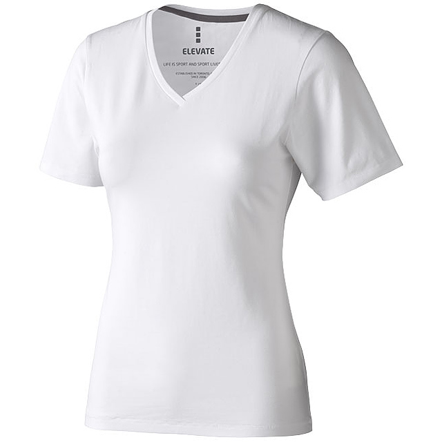 Kawartha T-Shirt für Damen mit V-Ausschnitt - Weiß 