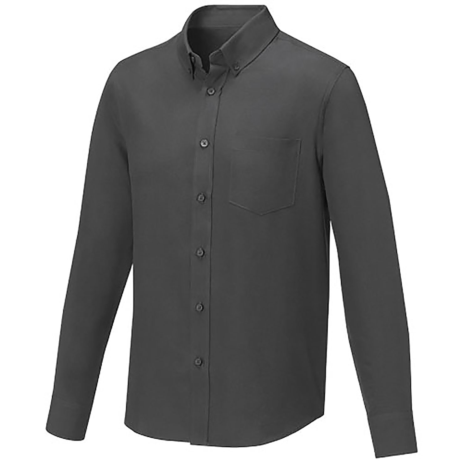 Pollux long sleeve men's shirt - grey