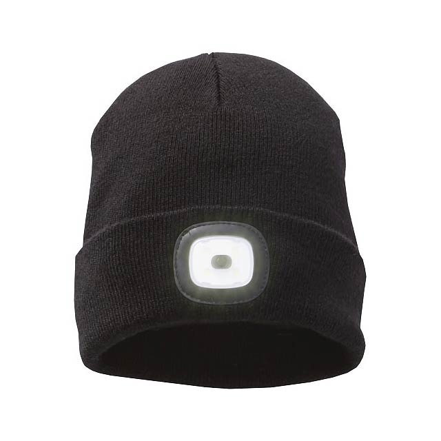 Mighty Mütze mit LED Licht - schwarz