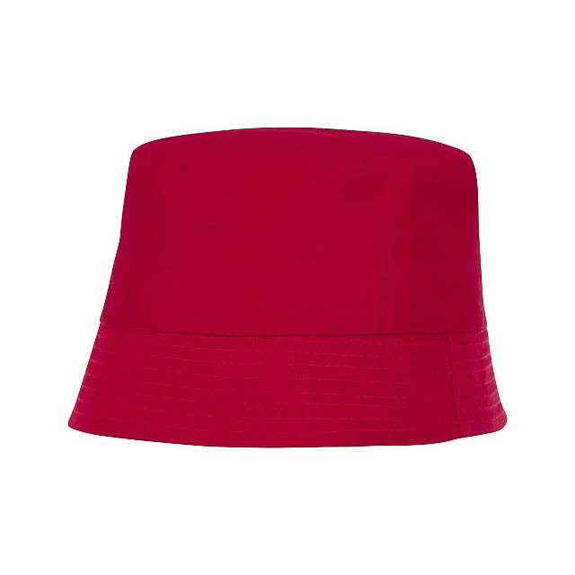 Solaris sun hat - transparent red