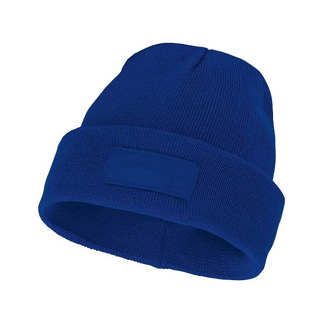 Boreas Mütze mit Aufnäher - blau